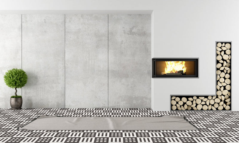 These classic Dots 2 and Bars 1 cement tiles are perfect for backsplashes, accent walls, and stunning floors.