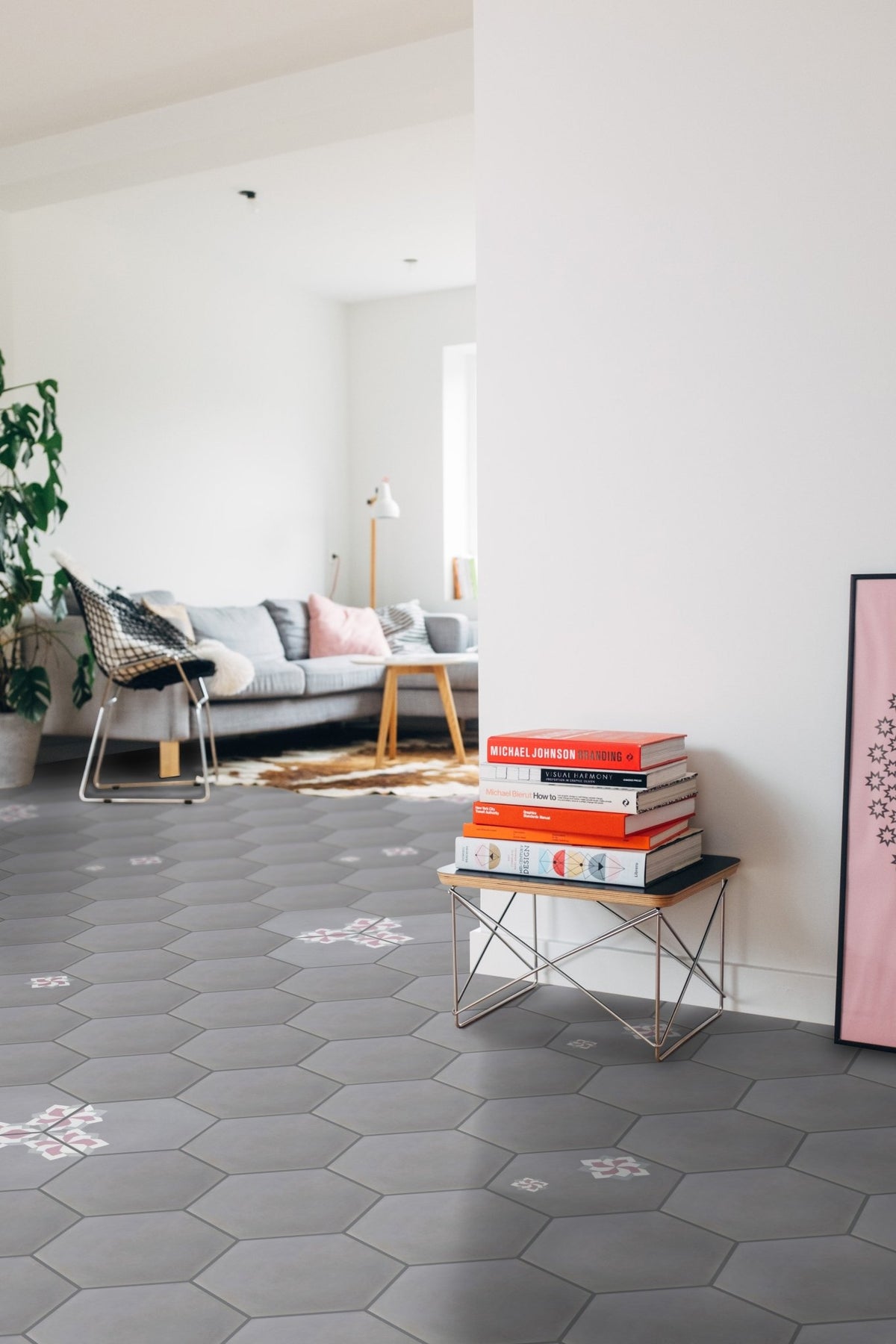Fiori Series | Hexagon Cement Tile - LiLi Tile 