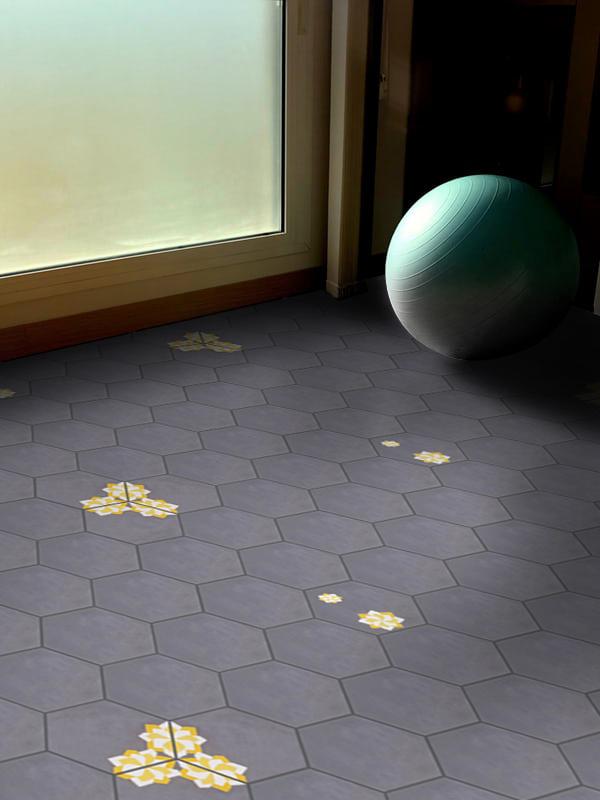 Fiori Series | Hexagon Cement Tile - LiLi Tile 