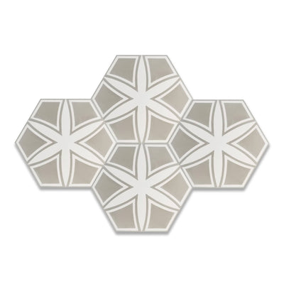 Flake Hexagon Tile: 6” x 7” - LiLi Tile
