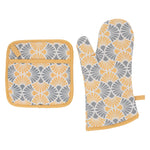 Flora 4 Mitten and Pot Holder Combo - LiLi Tile