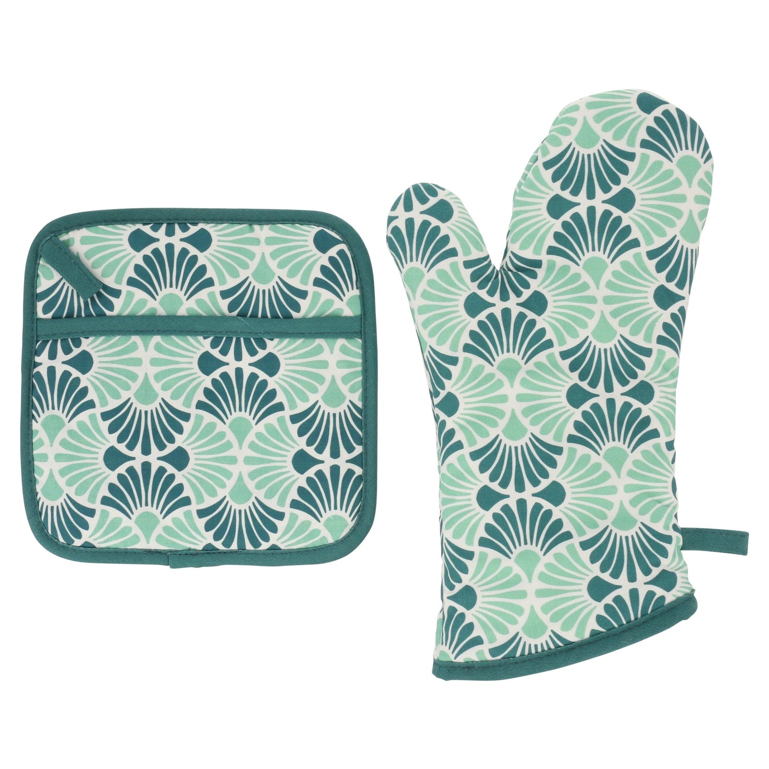 Flora 7 Mitten and Pot Holder Combo - LiLi Tile
