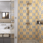 Flora Series: 8” x 8” - LiLi Tile shower 