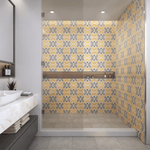 Flora Series: 8” x 8” - LiLi Tile bathroom shower 