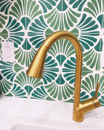 Flora Series: 8” x 8” - LiLi Tile bathroom 