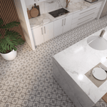 Florence Tile: 8” x 8” - LiLi Tile kitchen 