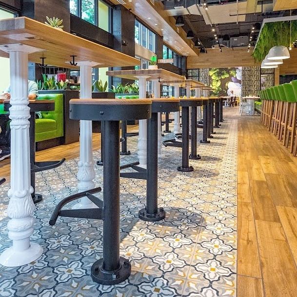 Florence Tile: 8” x 8” - LiLi Tile commercial space 