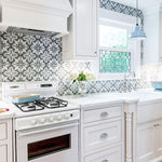 Florence Tile: 8” x 8” - LiLi Tile kitchen 