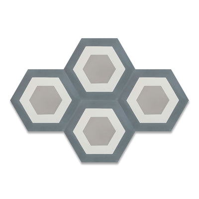 Geode Hexagon Cement Tile
