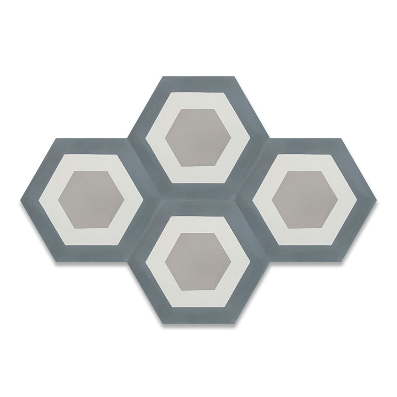 Geode Hexagon Cement Tile - LiLi Tile
