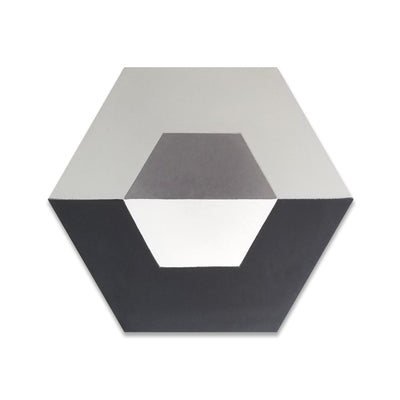 Gio Hexagon Cement Tile