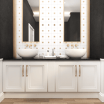 Glow Elite Tile: 6” x 6” - LiLi Tile bathroom 