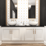 Glow Elite Tile: 6” x 6” - LiLi Tile bathroom 