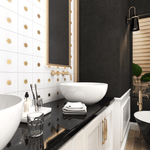 Glow Elite Tile: 6” x 6” - LiLi Tile bathroom 