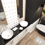 Glow Elite Tile: 6” x 6” - LiLi Tile bathroom 