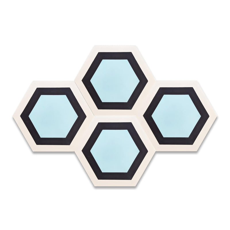 Hexagon Window Cement Tile