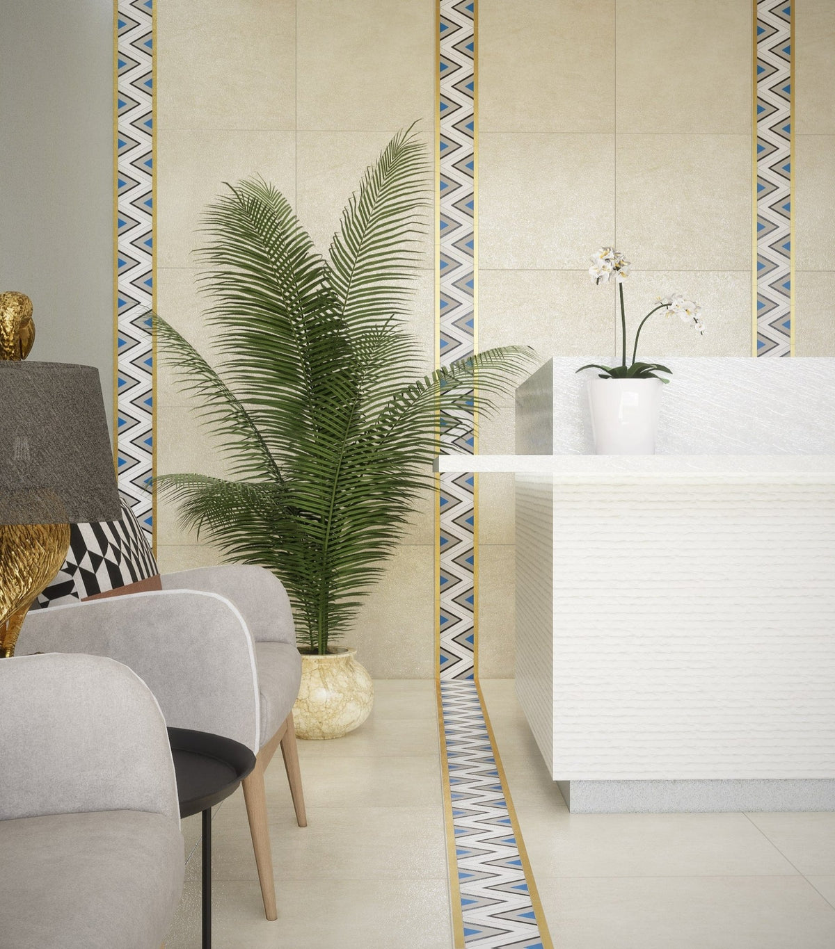 Indie Triangle Tile: 7" x 7" x 7" - LiLi Tile 