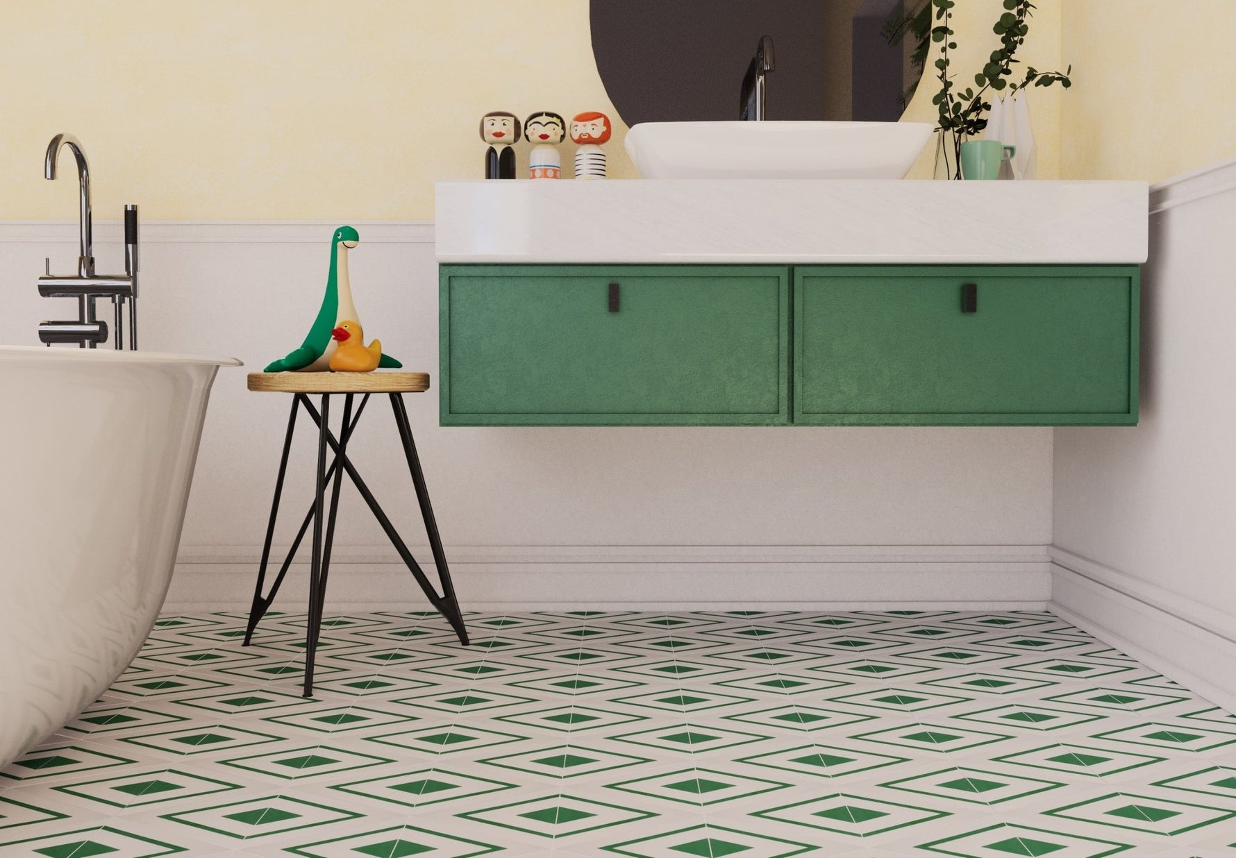 Indie Triangle Tile: 7" x 7" x 7" - LiLi Tile 