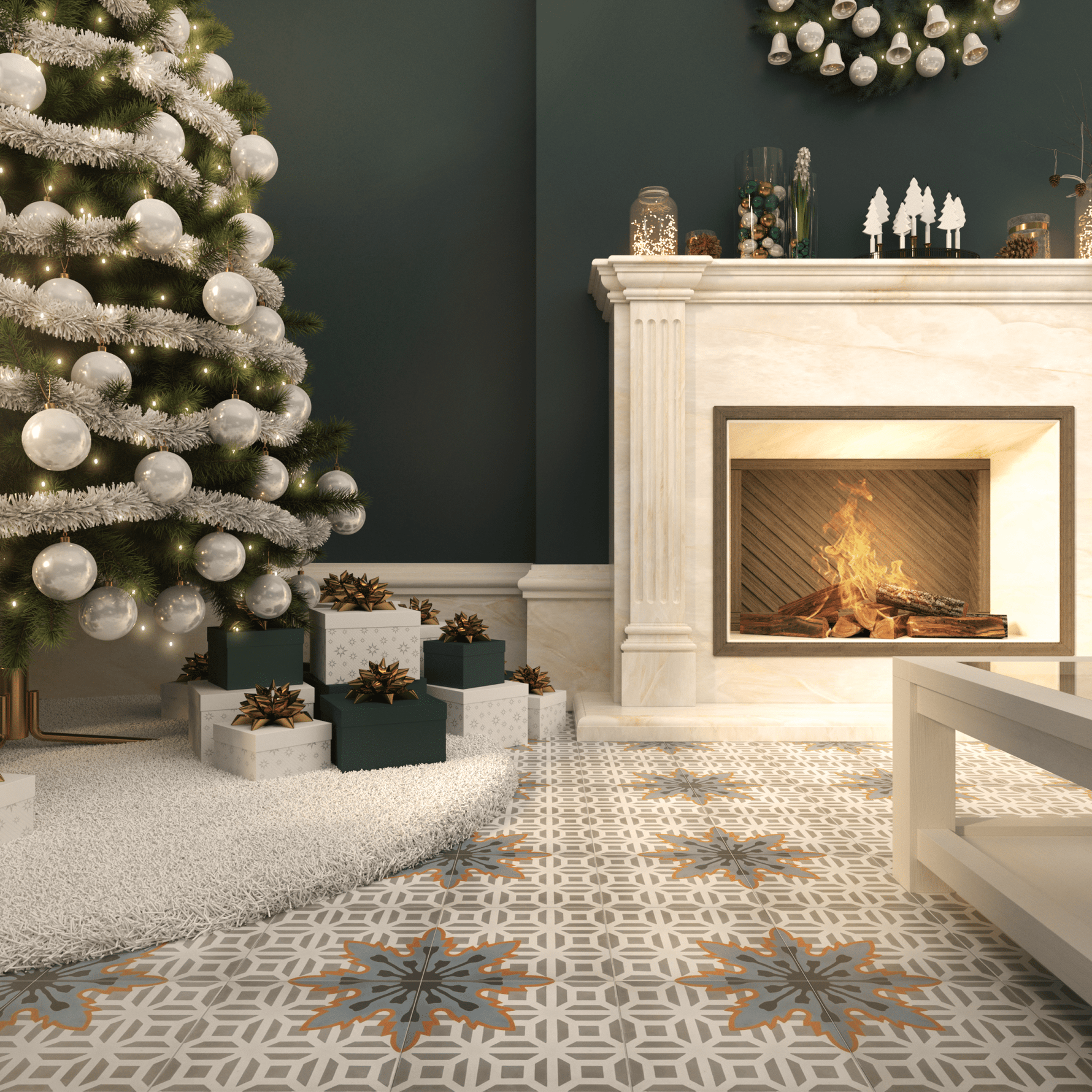 Jasmin Cement Tile - LiLi Tile 