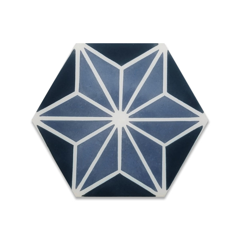 Jolie Mini Hexagon Cement Tile - LiLi Tile