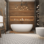 Jolie Mini Hexagon Cement Tile - LiLi Tile 