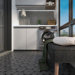 Jolie Mini Hexagon Cement Tile - LiLi Tile 