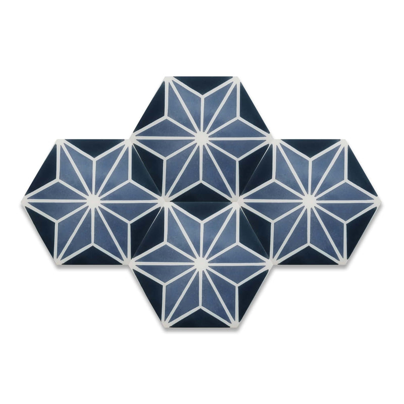 Jolie Mini Hexagon Cement Tile