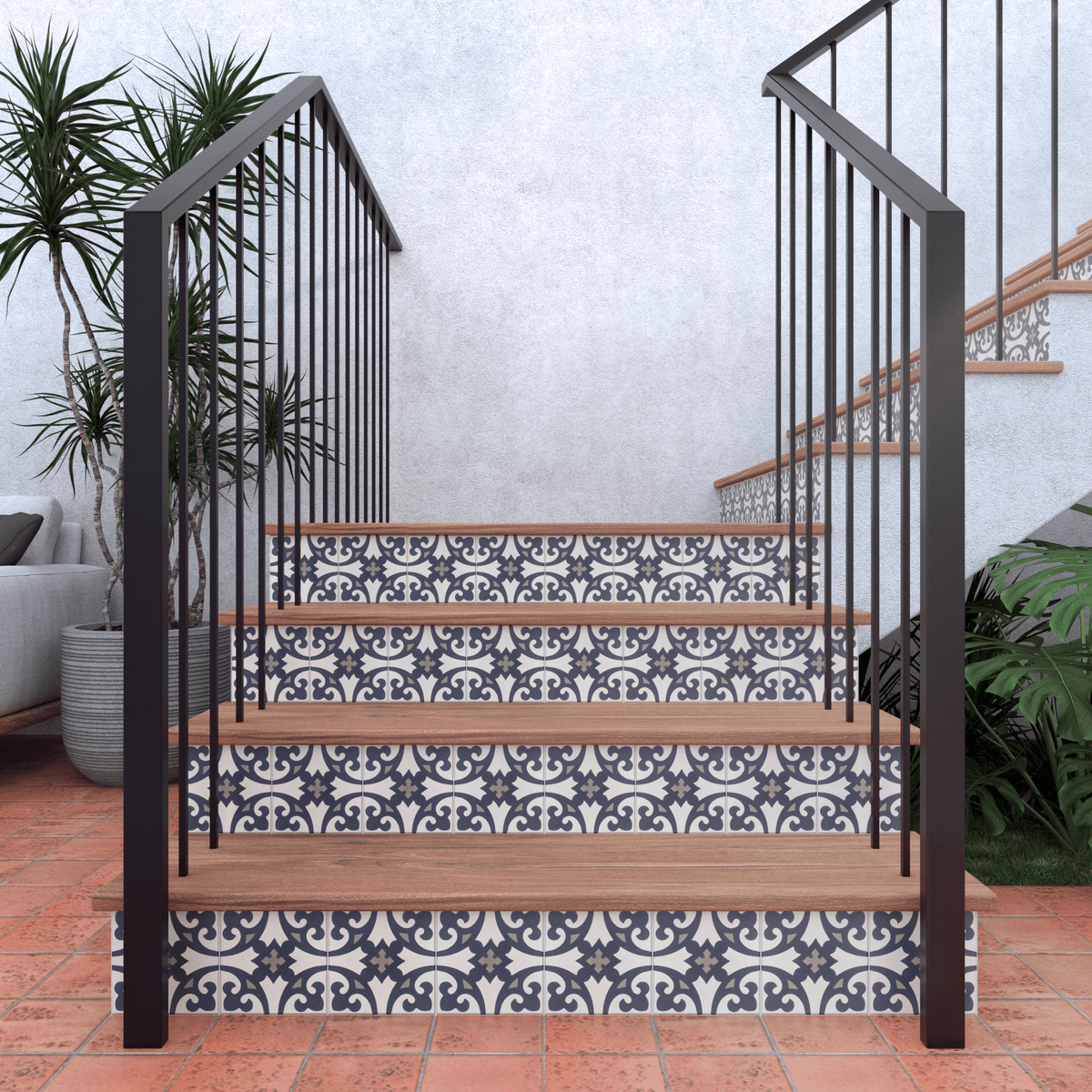 Juliet Backsplash Tile: 6” x 6” - LiLi Tile 