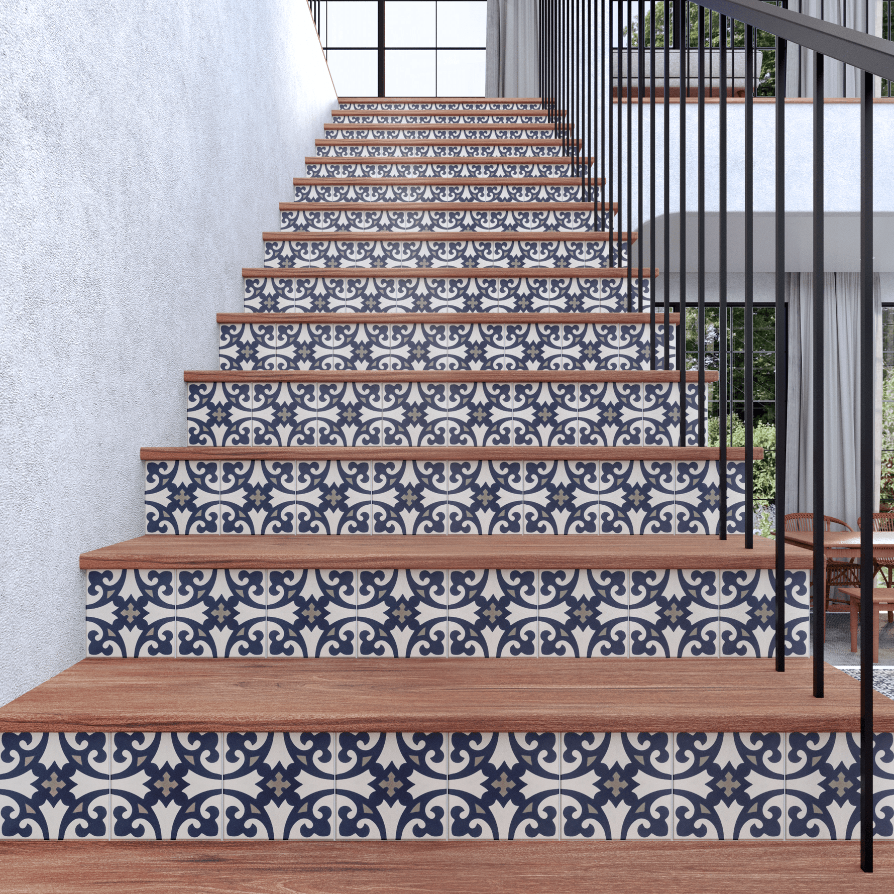 Juliet Backsplash Tile: 6” x 6” - LiLi Tile 