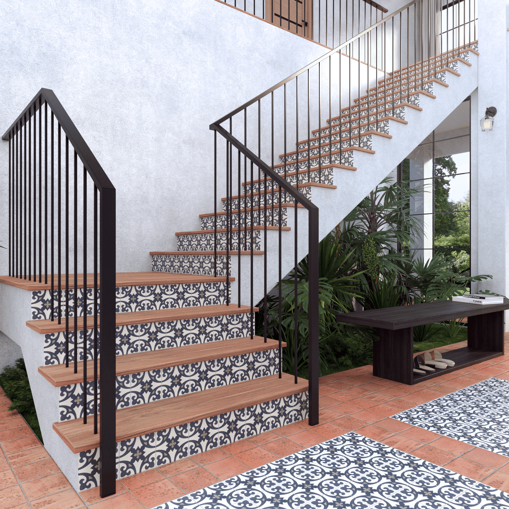 Juliet Backsplash Tile: 6” x 6” - LiLi Tile 