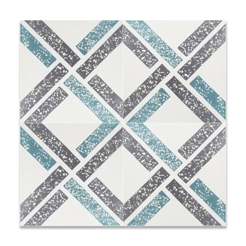 Lax Mother of Pearl Terrazzo Cement Tile - LiLi Tile