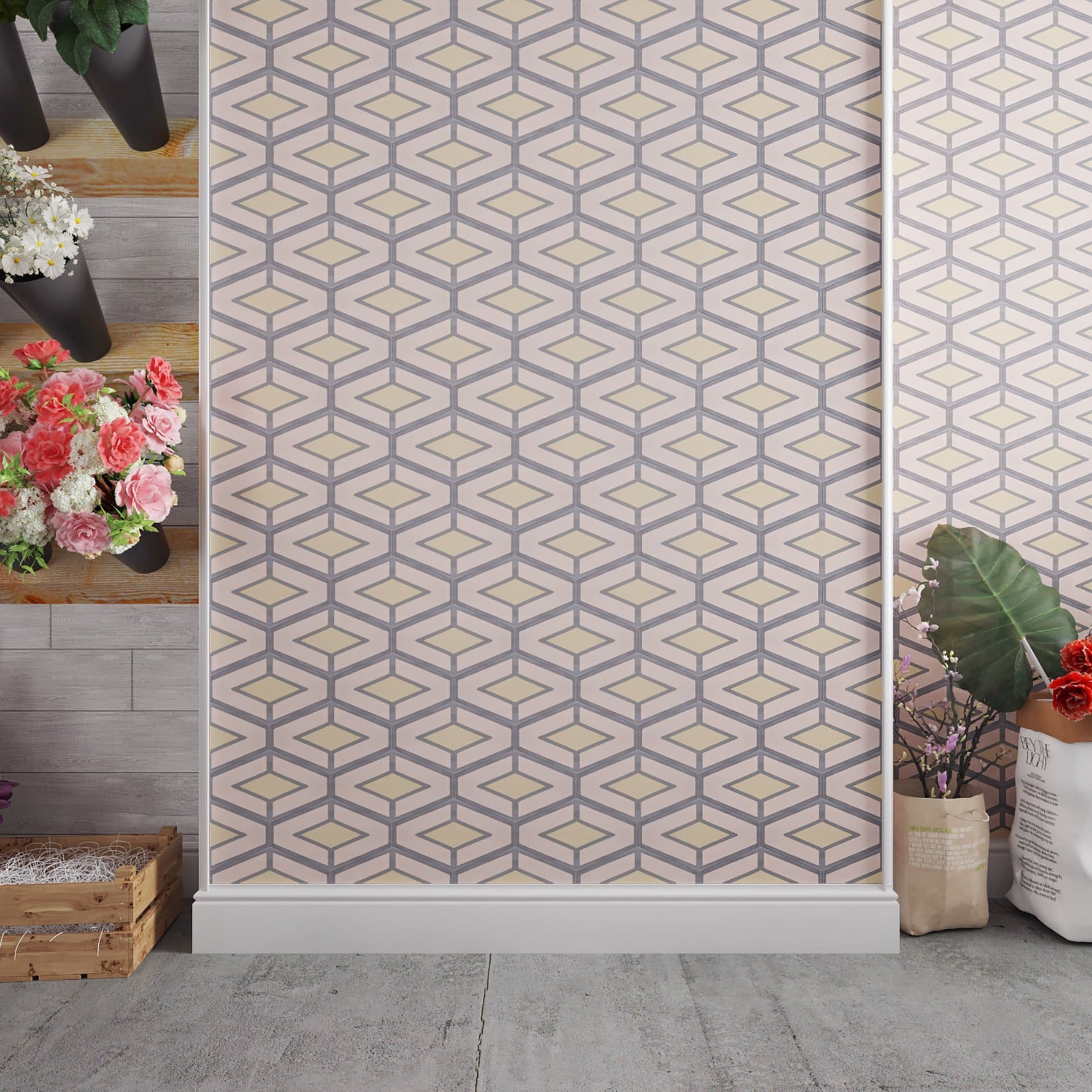 Lola Boheme Hexagon Tile: 6 1/8" x 10 5/8” - LiLi Tile 