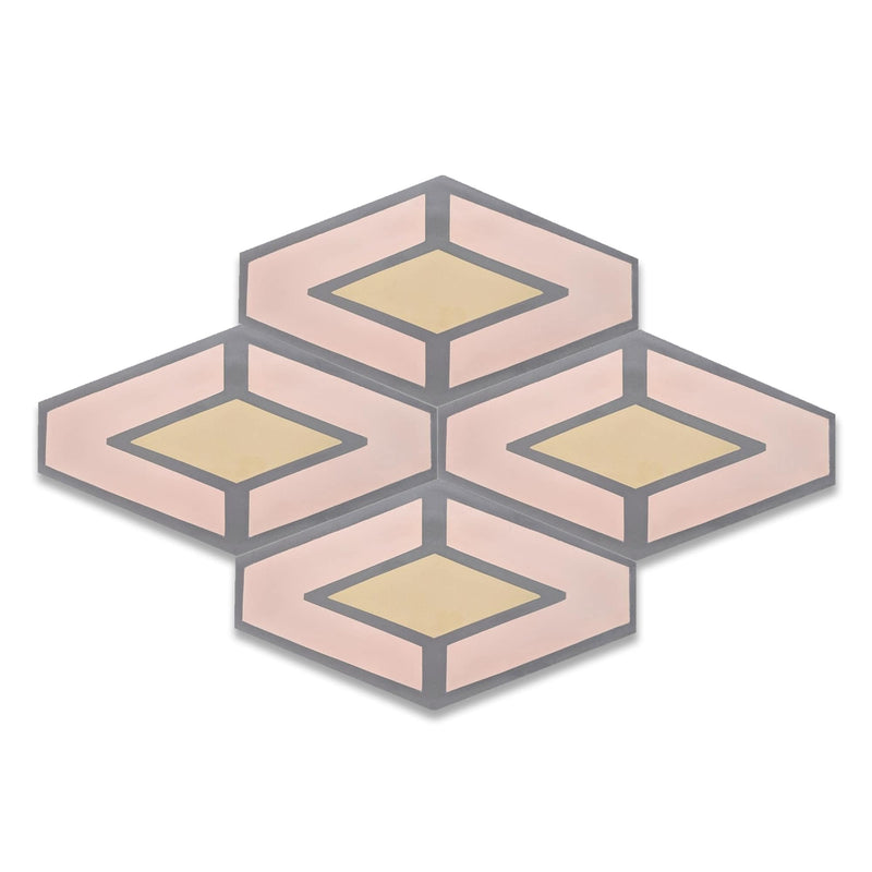 Lola Boheme Hexagon Cement Tile