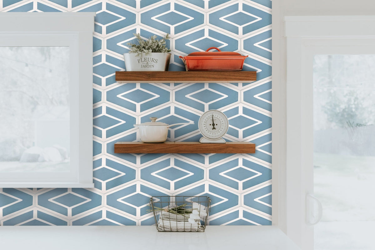 Lola Boheme Hexagon Tile: 6 1/8" x 10 5/8” - LiLi Tile 