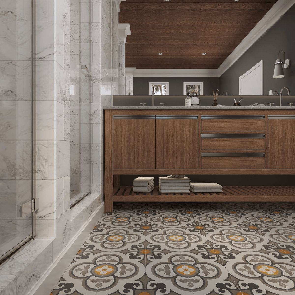 Lorraine Tile: 8” x 8” - LiLi Tile 