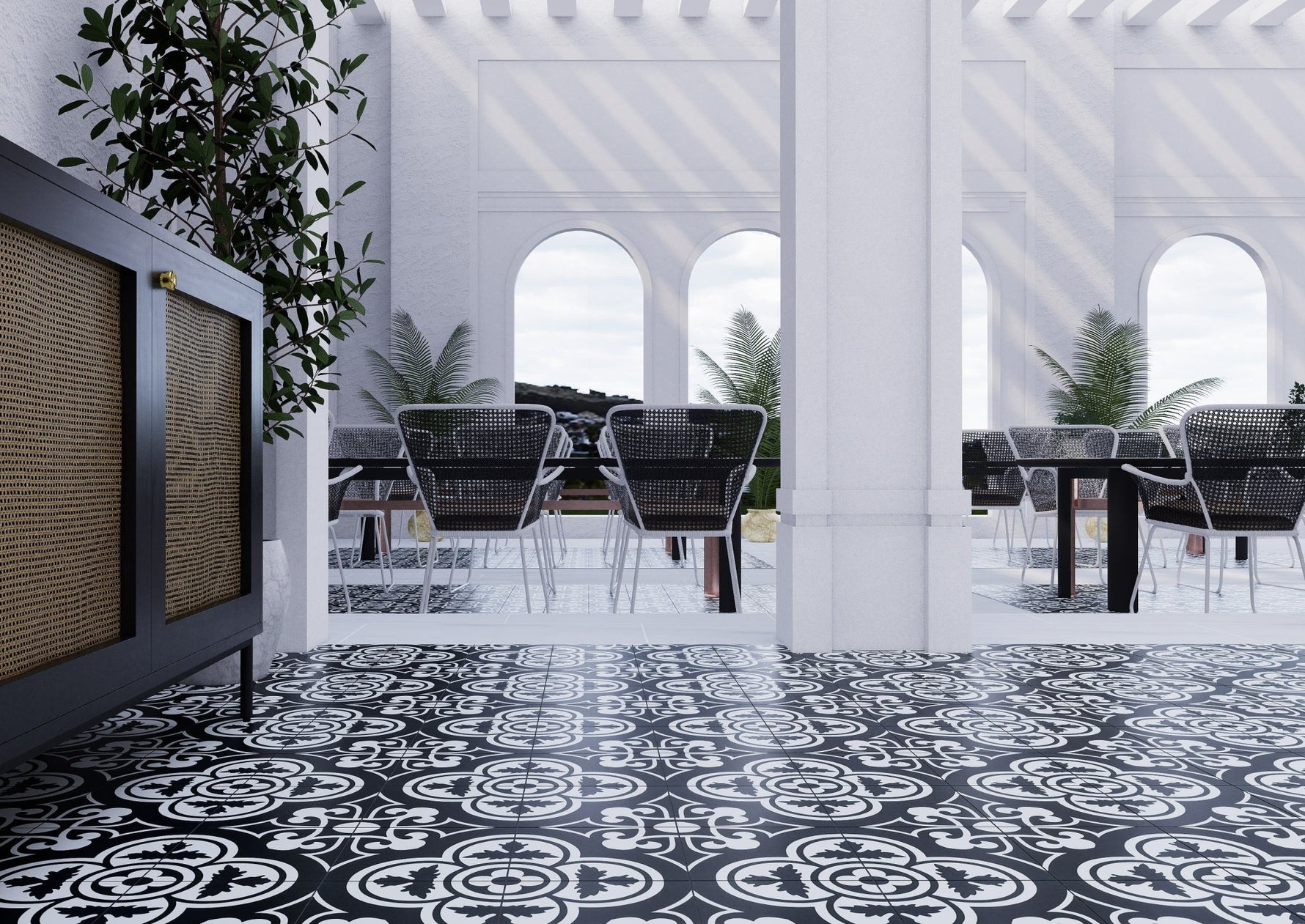 Lorraine Tile: 8” x 8” - LiLi Tile 