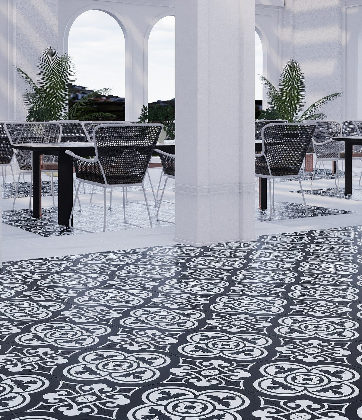 Lorraine Tile: 8” x 8” - LiLi Tile 