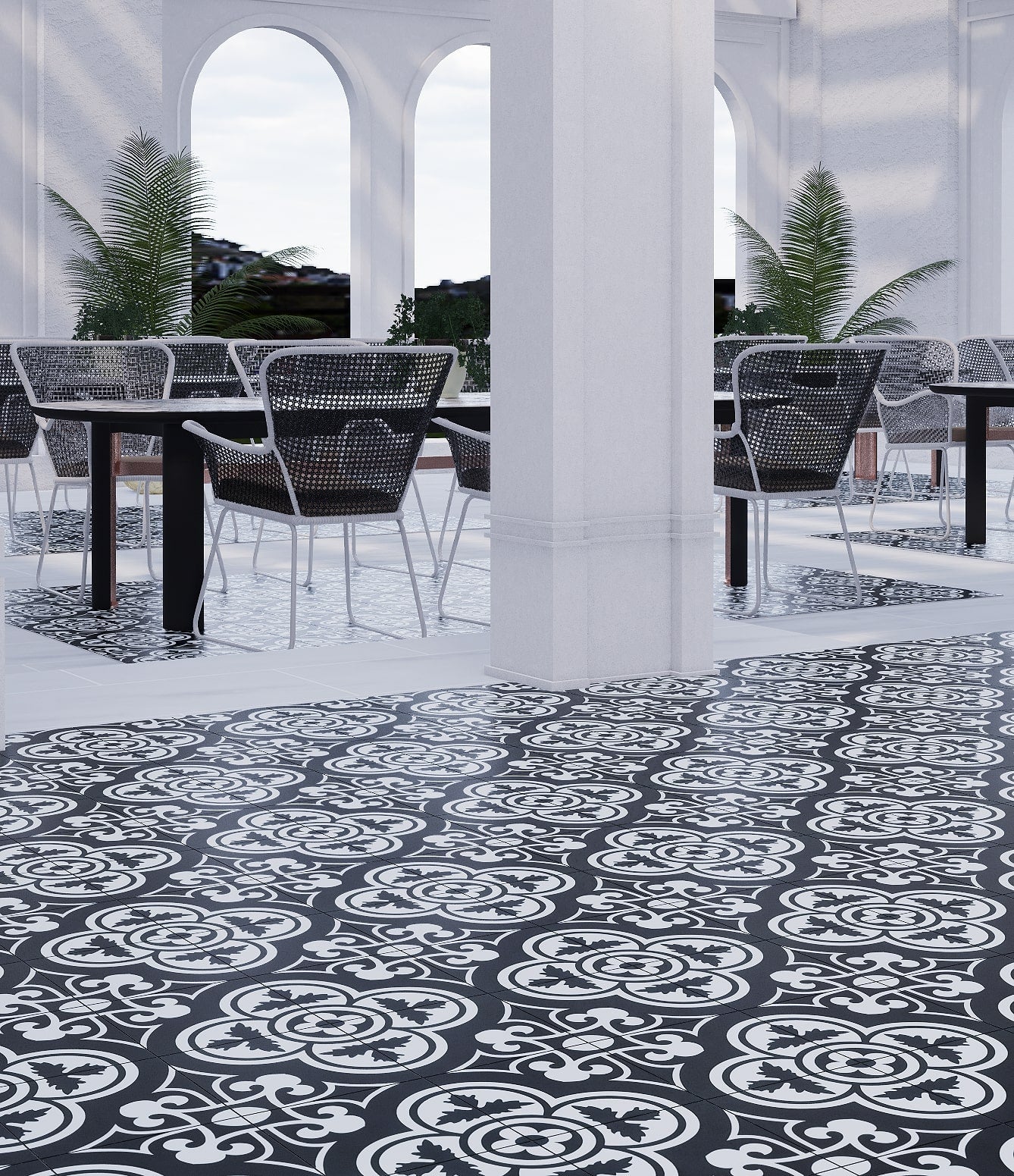 Lorraine Tile: 8” x 8” - LiLi Tile 