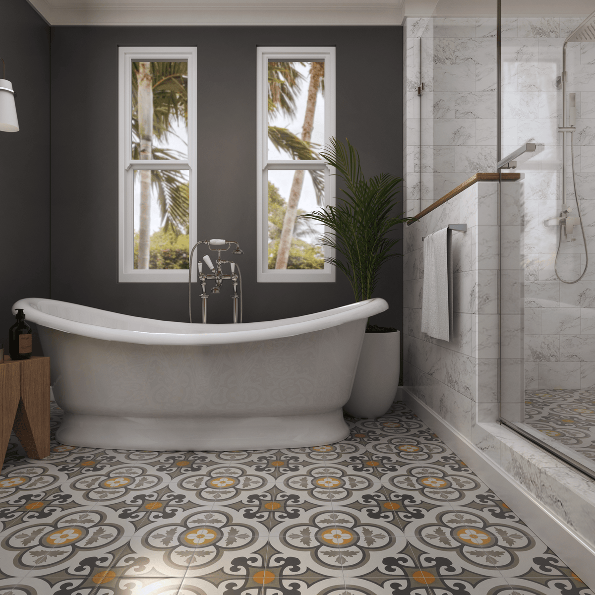 Lorraine Tile: 8” x 8” - LiLi Tile 
