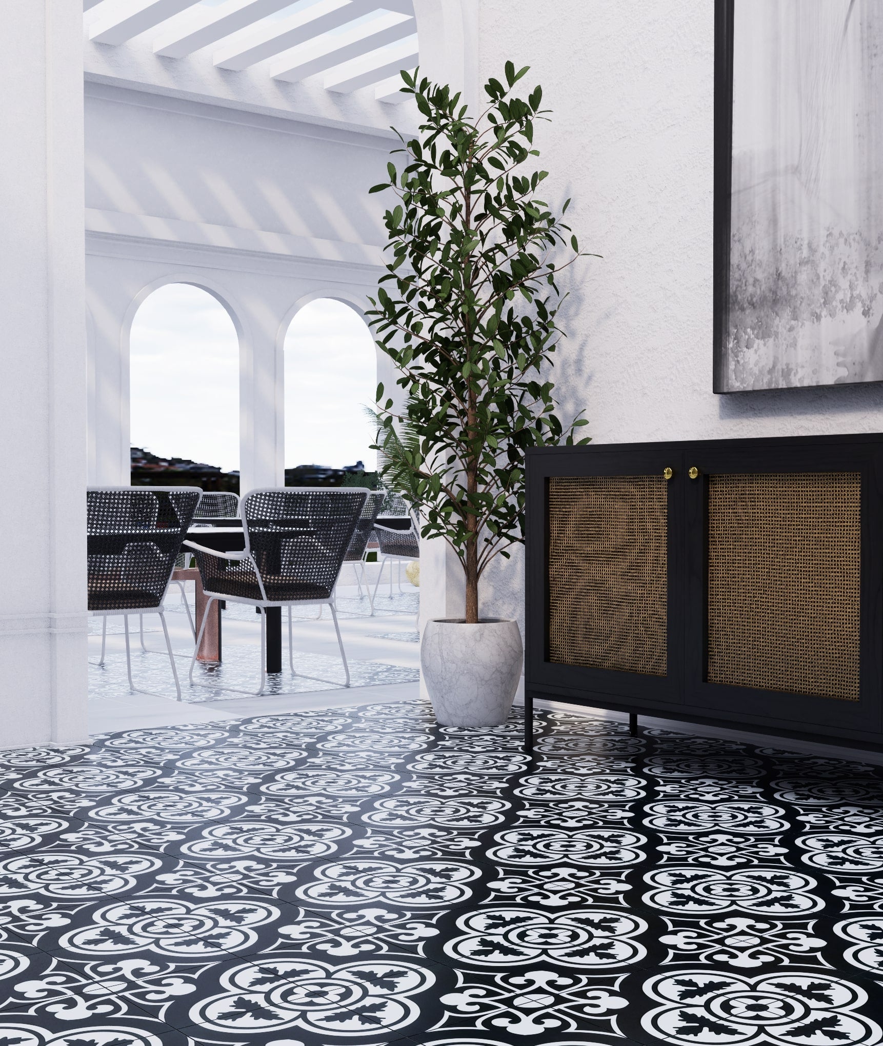 Lorraine Tile: 8” x 8” - LiLi Tile 