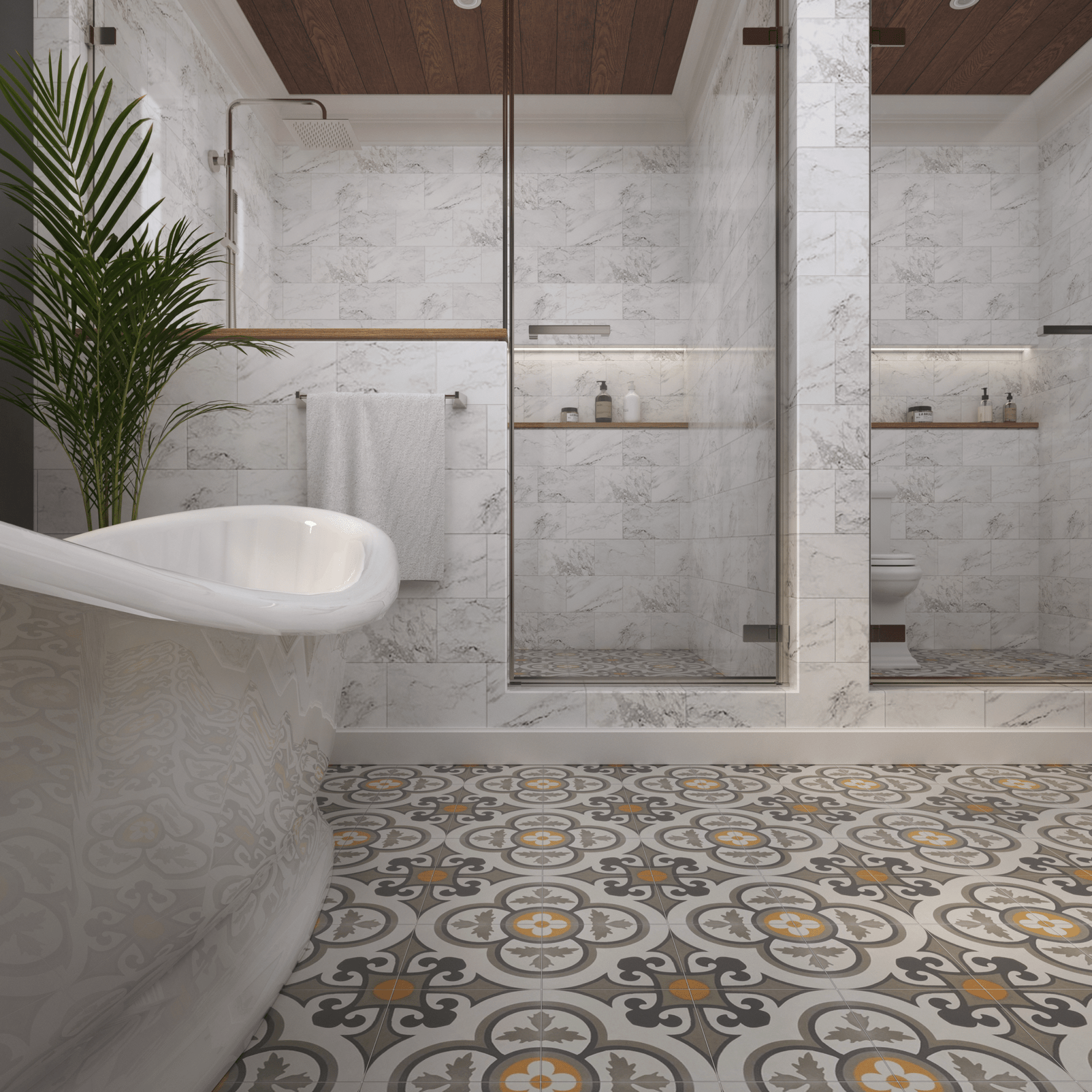 Lorraine Tile: 8” x 8” - LiLi Tile 