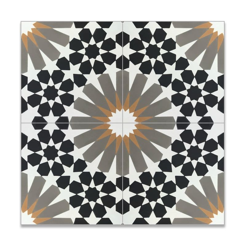 Marie Series | Geometric Design Handmade Cement Tiles