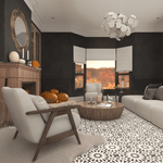 Marie Series: 8” x 8” - LiLi Tile living room 