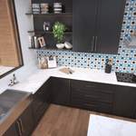 Marok Tile: 6” x 6” - LiLi Tile kitchen 