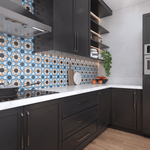 Marok Tile: 6” x 6” - LiLi Tile kitchen 