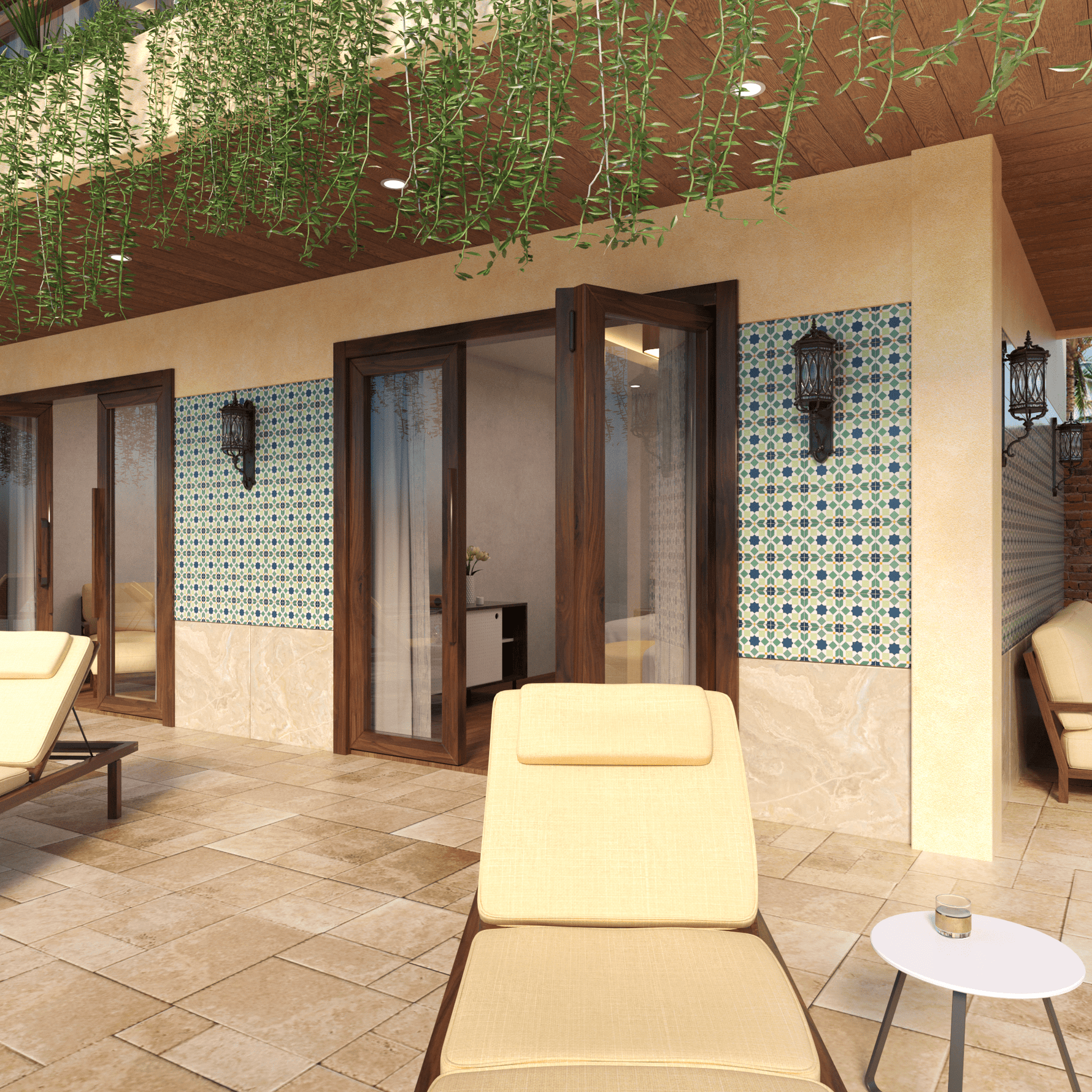 Marok Tile: 6” x 6” - LiLi Tile outside 