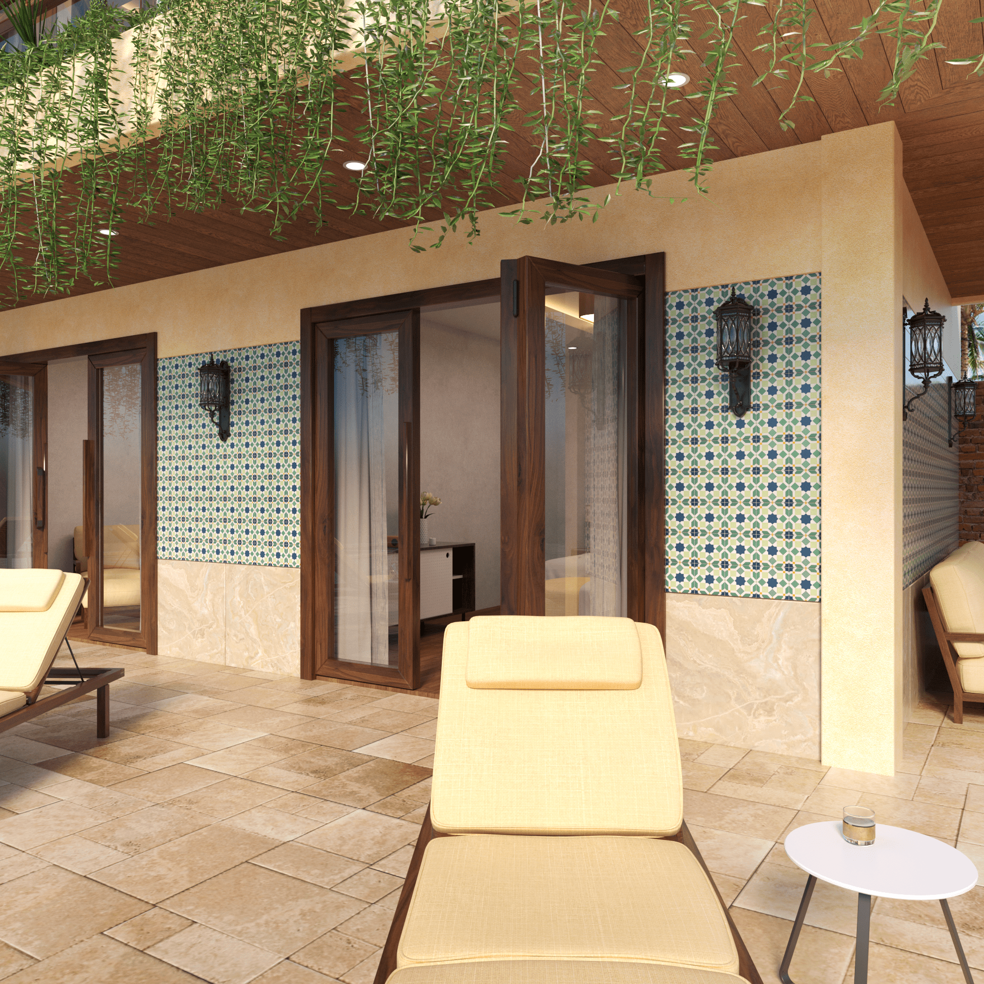 Marok Tile: 6” x 6” - LiLi Tile outside 
