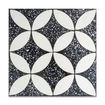Marta - Mother of Pearl Terrazzo Cement Tile