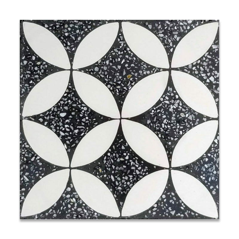 Marta - Mother of Pearl Terrazzo Cement Tile