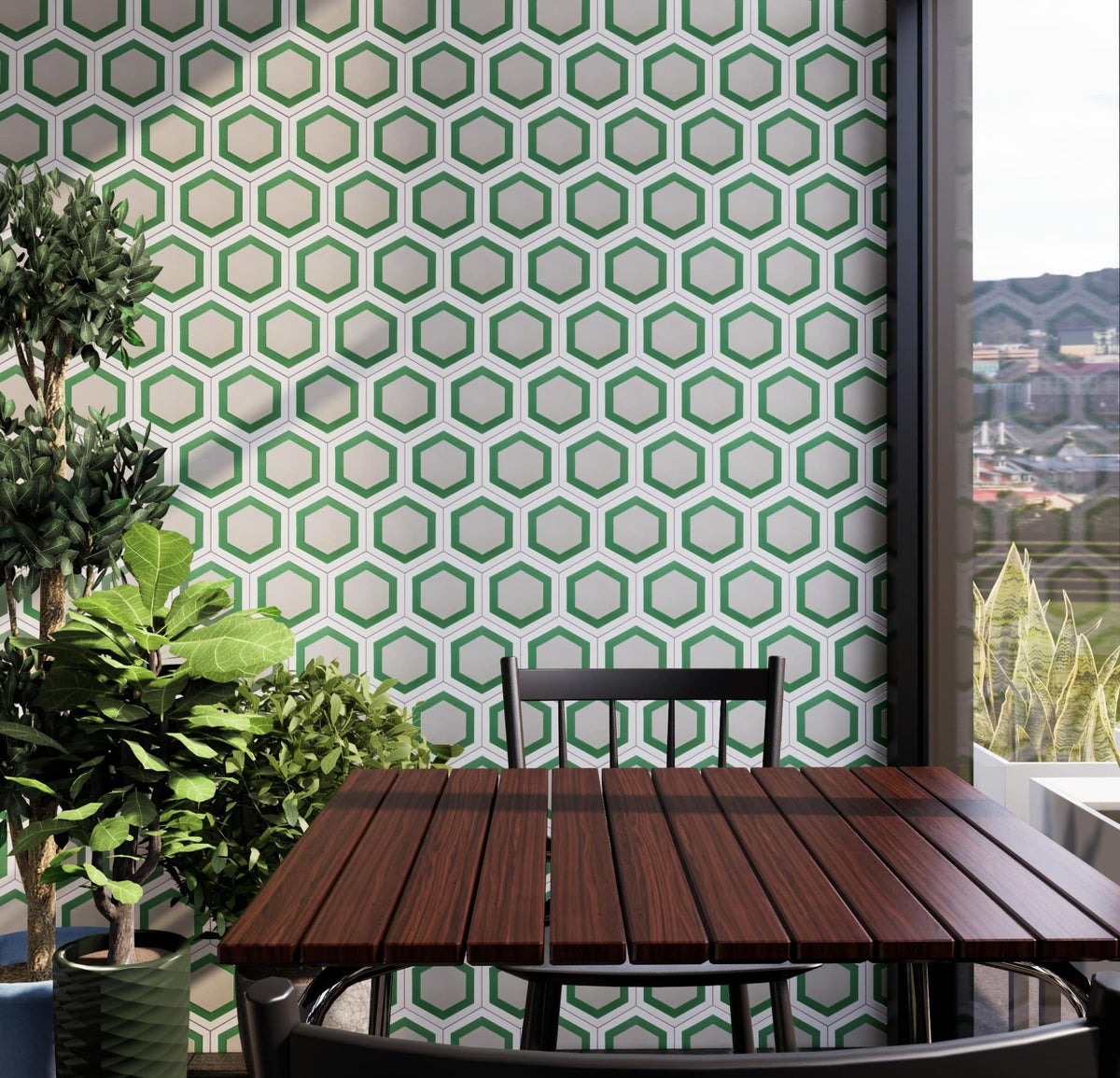 Miel Series Hexagon Tile: 6” x 7” - LiLi Tile 